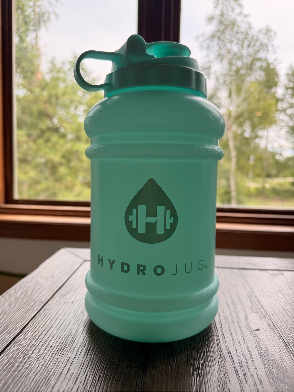 HydroJug Aqua Mint Large Water Bottle with Handle